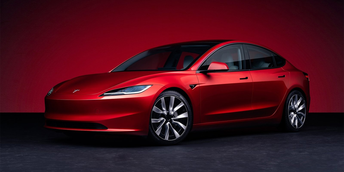 New Tesla Model 3 Receives Refreshed Design & Longer Range
